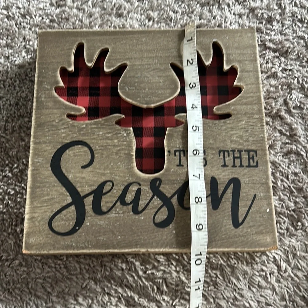 Tis the season box decoration holiday Christmas‎ country